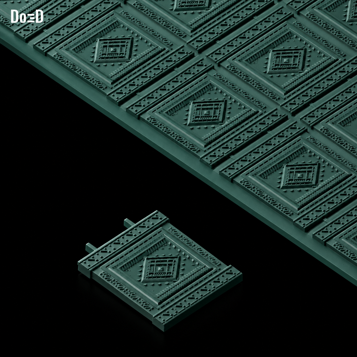 Chest Flat Pattern Doctor Doom Avengers Doomsday 3D Printable Model STL #CF351