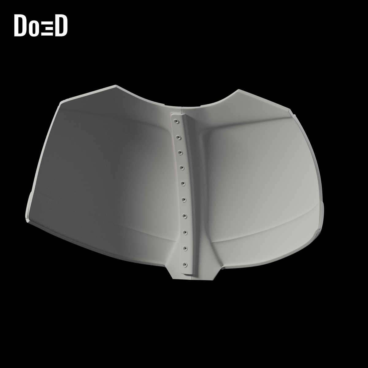 Do3D Deadpool 3 chest armor, reverse/interior view of the same chest