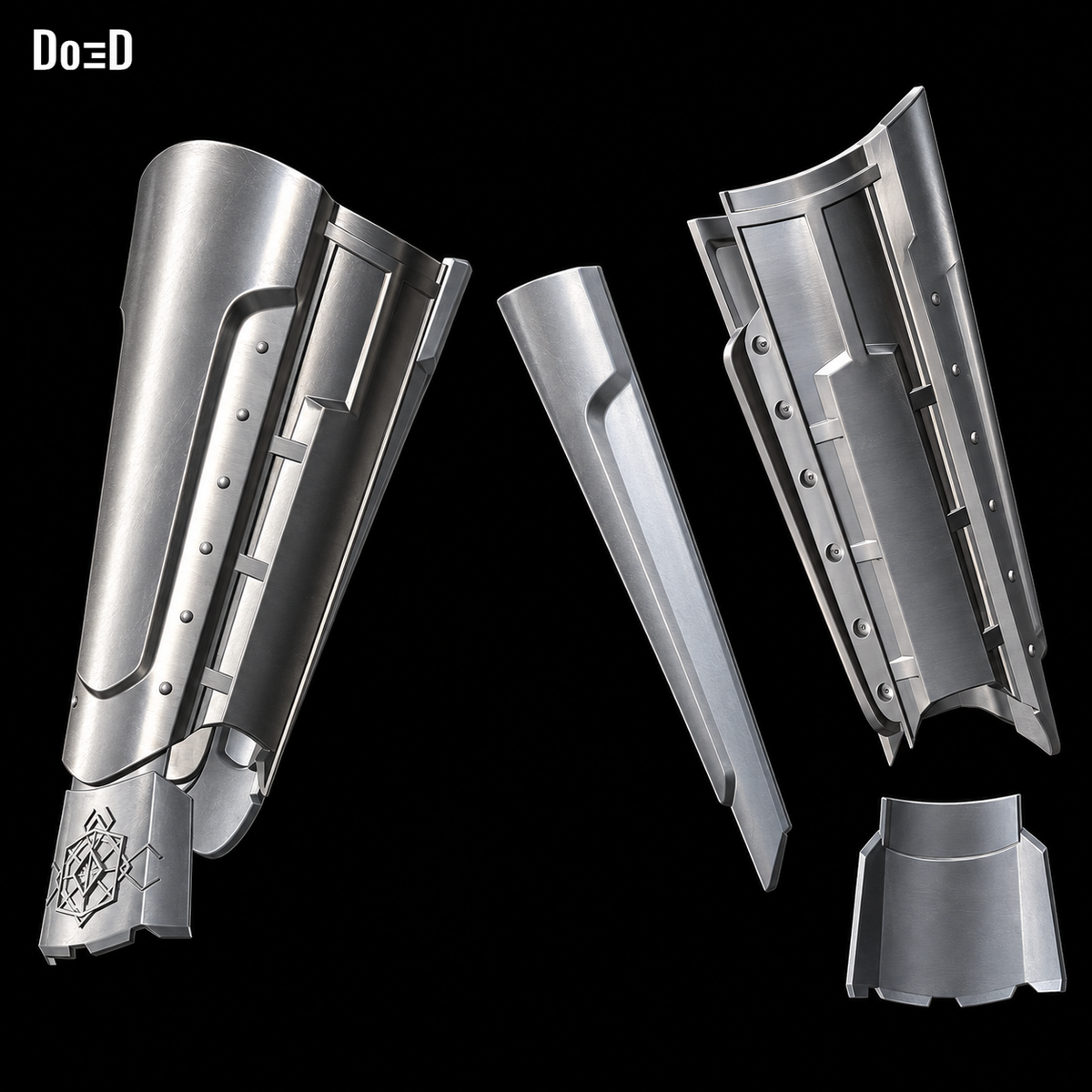 Doctor Doom Gauntlet (Forearm + Hand plate) SDCC 2026 Doomsday 3D Model #DG2837