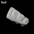 Do3D Dark Knight 2008 right gauntlet, rear view of the same single supplied right gauntlet