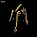 Hawkman Gauntlets + Straps only | 3D Printable Model #H222
