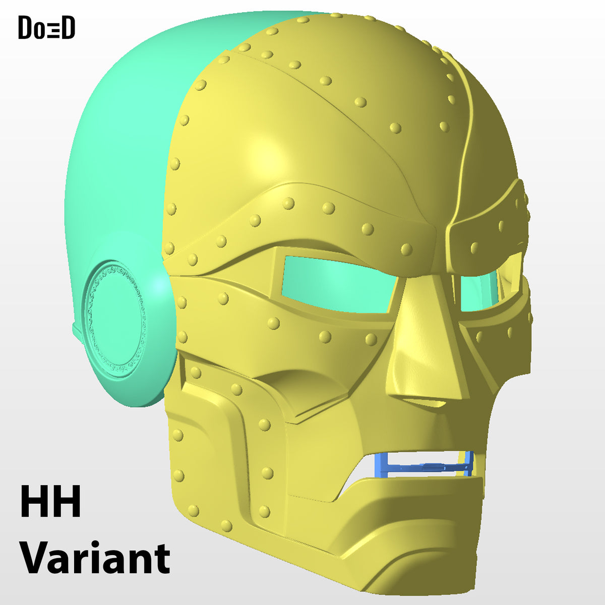 Doctor Doom Helmet HH Variant Helmet Mask 3D Printable Model #HH26 — product image 2