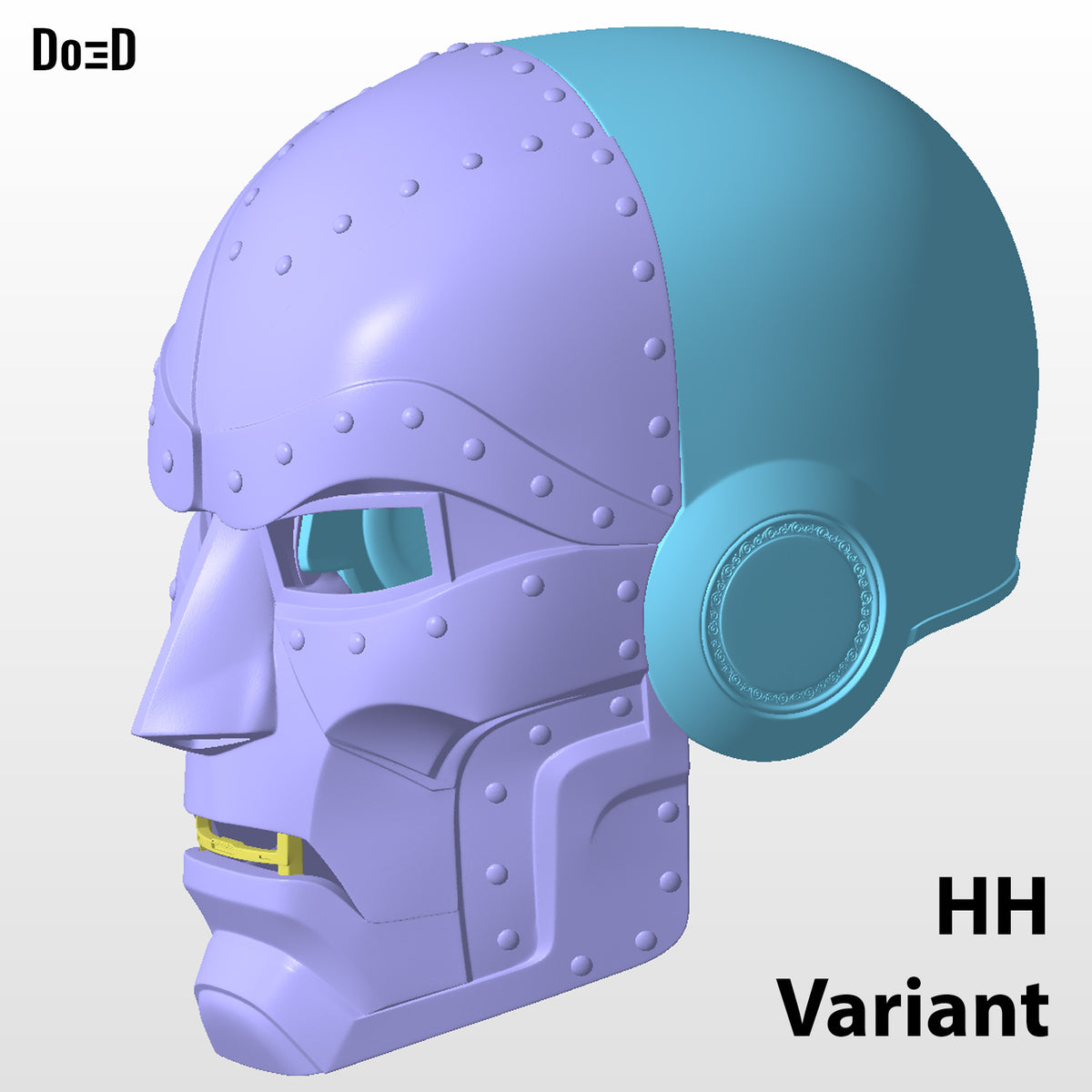 Doctor Doom Helmet HH Variant Helmet Mask 3D Printable Model #HH26 — product image 3