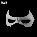 Do3D Nightwing Titans eye mask, accurate Blender clay render with original open eye holes