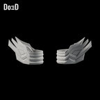Do3D Overwatch Pink Mercy OM22 left and right cuffs, accurate Blender clay render