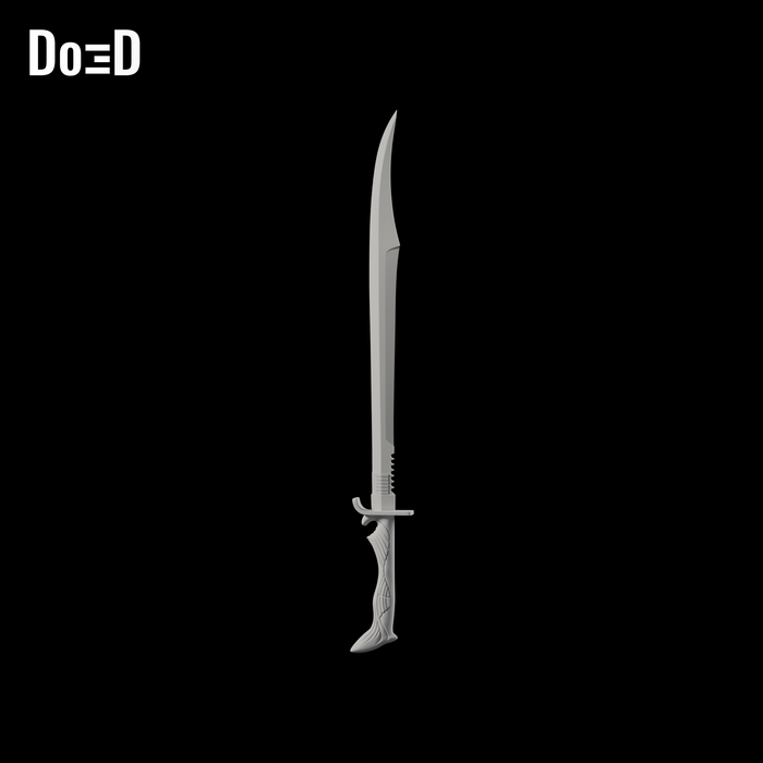 Do3D Snake Eyes Type 2 sword, original model, Blender rendered hero view