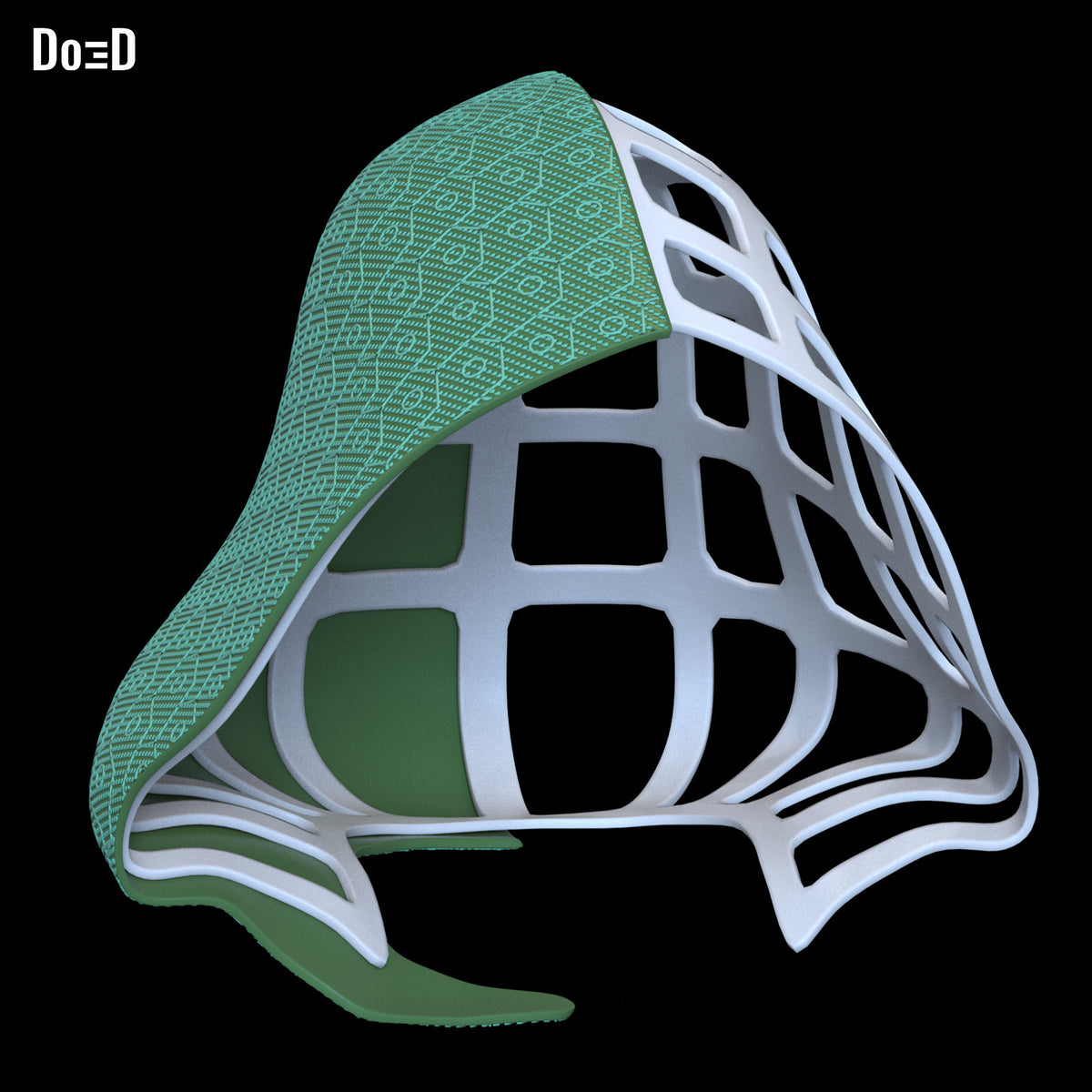 Doctor Doom Hood Frame Support Mesh Do3D | 3D Printable Model #HF77