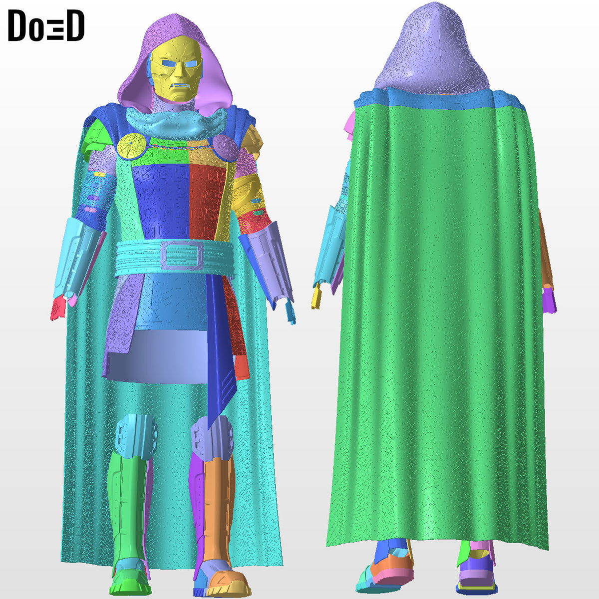 Avengers Doomsday Doctor Doom SDCC Full Suit Armors 3D Printable Model STL #DD12