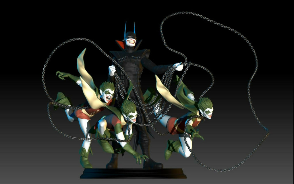 BATMAN WHO LAUGHS - DC COMICS 3D PRINTABLE MODEL STL