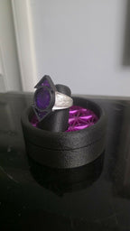 Indigo Lantern physical ring and display stand, product photo 7
