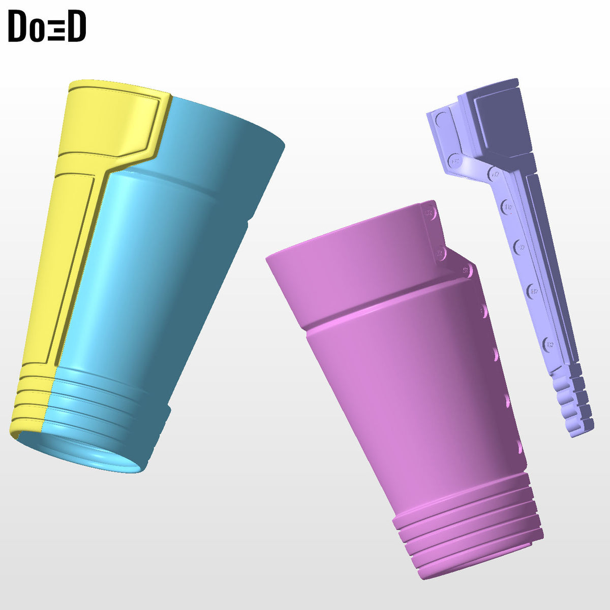 Forearm Armors Lanterns Greenlantern | 3D Printable Model STL File #FG97