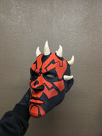 3D Printed Darth Maul Helmet – Ready to Wear – Magnetic Back Panel – Custom Size Available – Star Wars Cosplay Mask