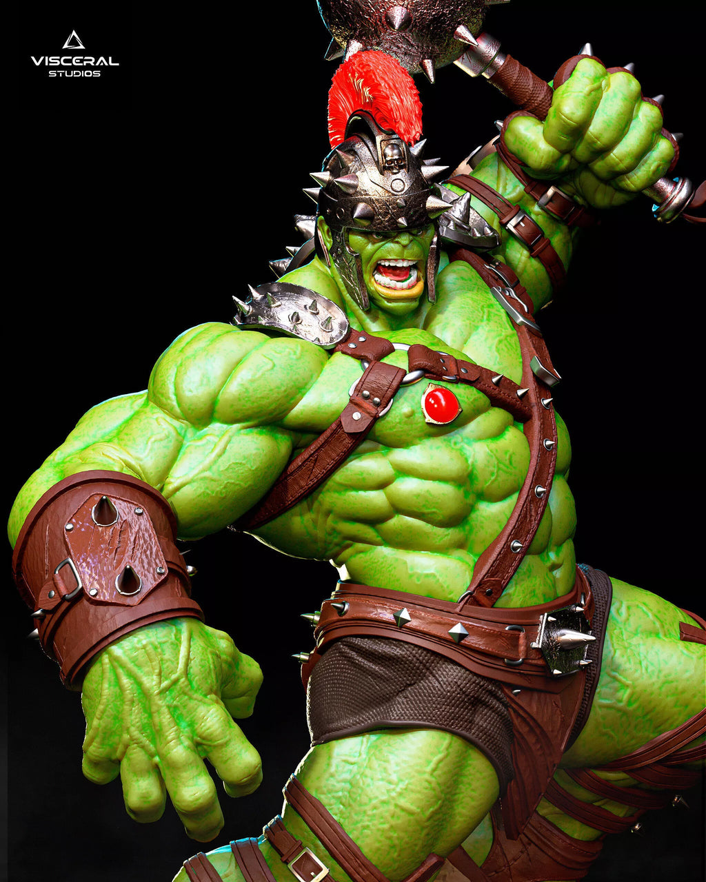 Hulk Gladiator STL, Hulk 3D Print, 1/6 Scale Statue by Visceral Studios – gallery view 5