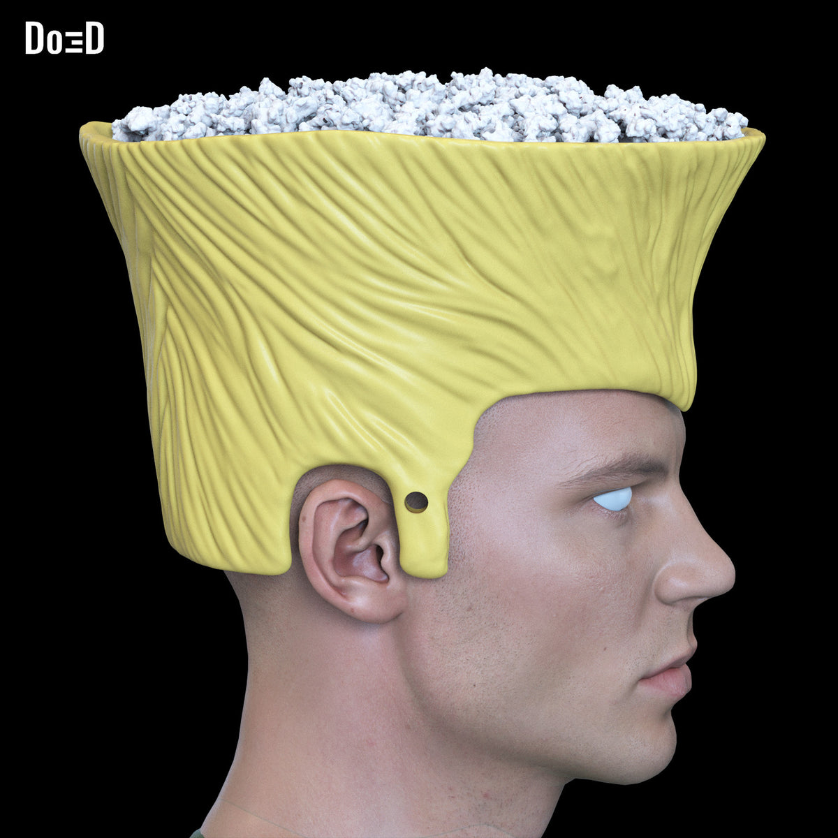 Guile Street Fighter Popcorn Bucket 3D Model STL #GSF13