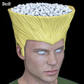 Guile Street Fighter Popcorn Bucket 3D Model STL #GSF13