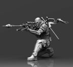 Deathstroke V2 DC Comics STL 3D Printable Model – Full Body Statue, Bust & Weapon Variations