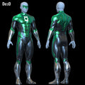 Snyder Green Lantern Suit Concept Full Body Hal Jordan 3D Printable Model STL File #GLS55 Preorder (Copy