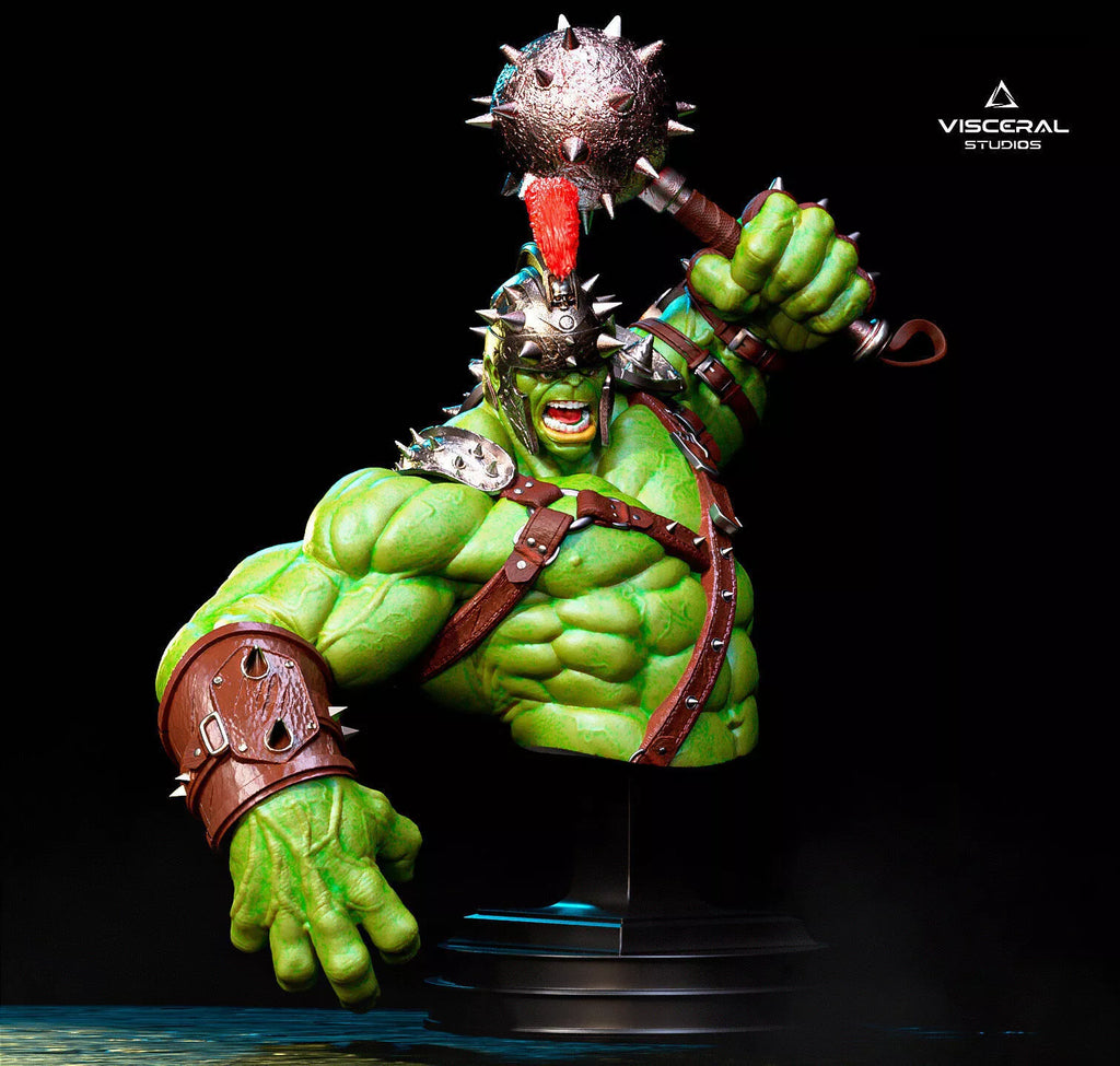 Hulk Gladiator Pack 3D Model Full Statue and Bust STL by Visceral Studios – gallery view 4