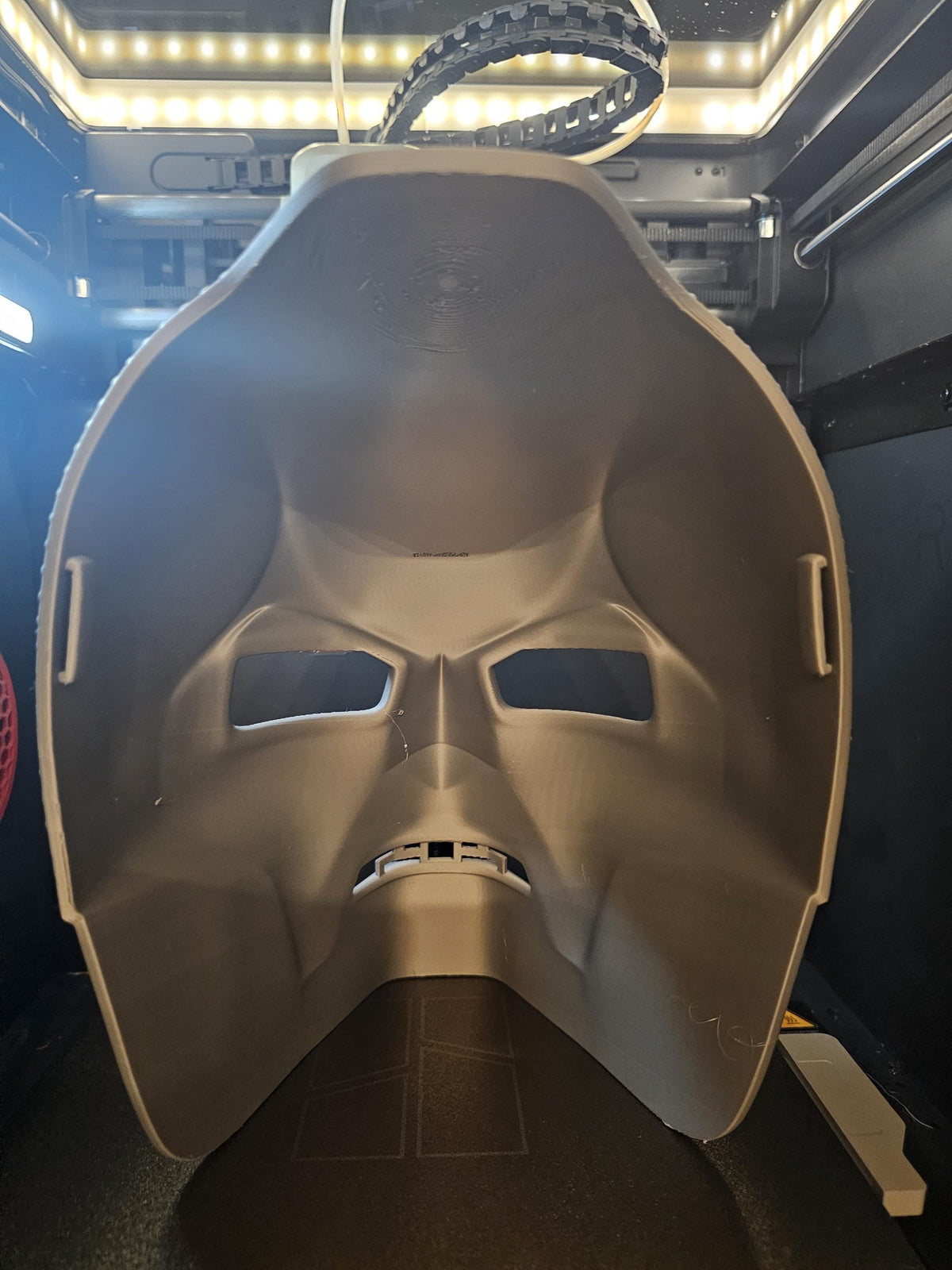 Metallic Warlord Mask – Sci-Fi Armour Cosplay Headpiece