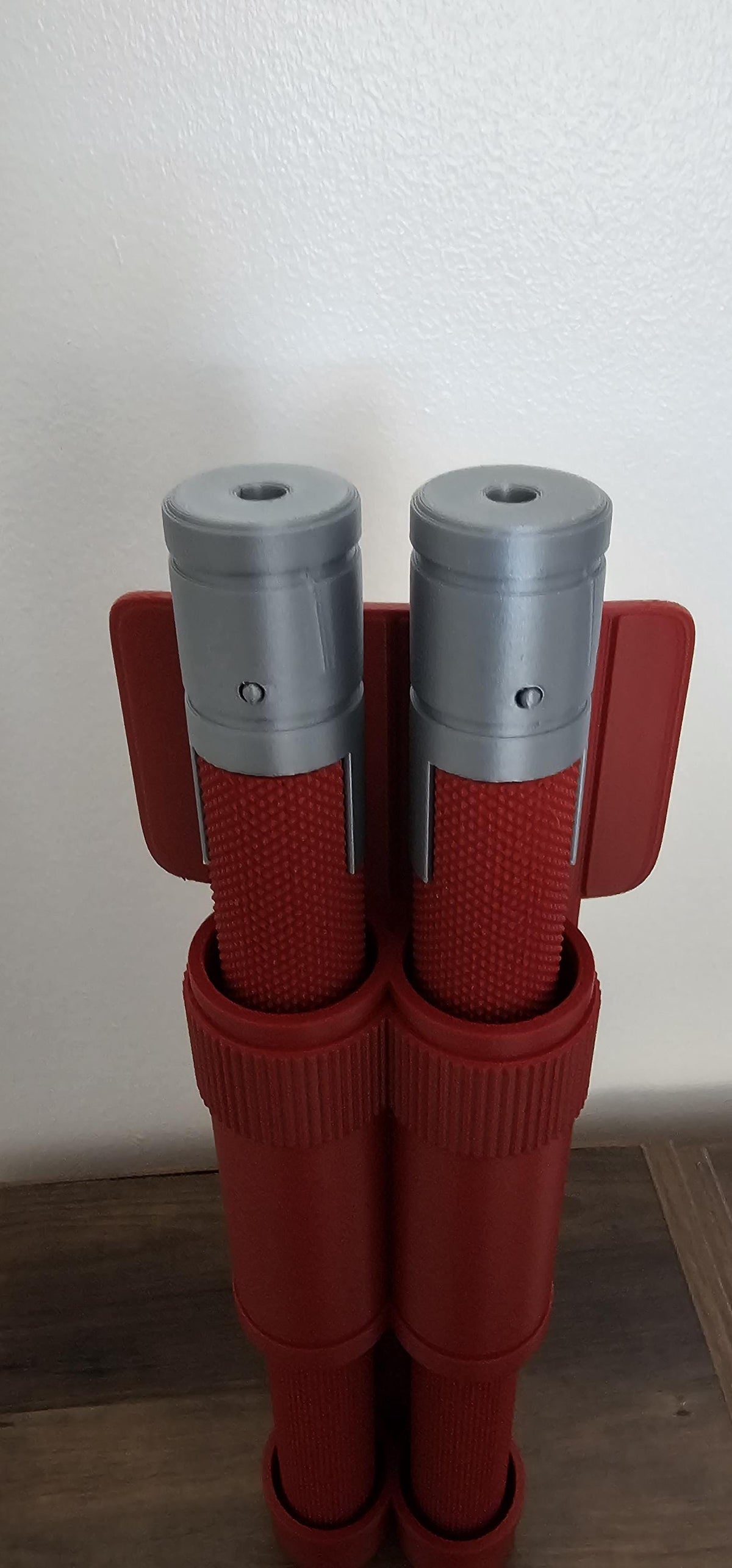 Daredevil Billy Clubs – Red or Black with Silver Ends (Pair with Holster)