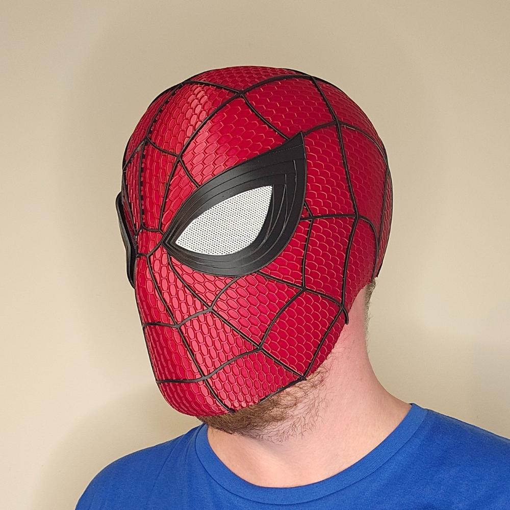 Modern Web Mask – Superhero Style Cosplay Mask with Bold Eye Lenses