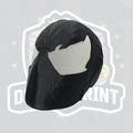 Symbiote Inspired Helmet – Black Two-Piece Display & Cosplay Helmet