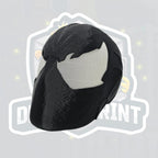 Symbiote Inspired Helmet – Black Two-Piece Display & Cosplay Helmet