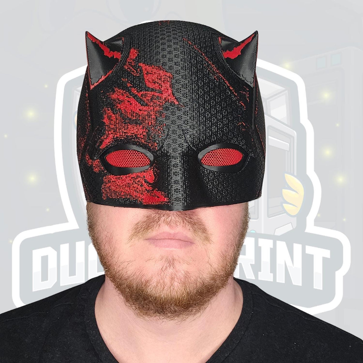 Battle Damaged Devil Vigilante Helmet – Urban Vigilante Cosplay Mask