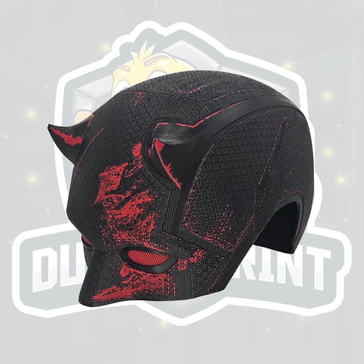 Battle Damaged Devil Vigilante Helmet – Urban Vigilante Cosplay Mask