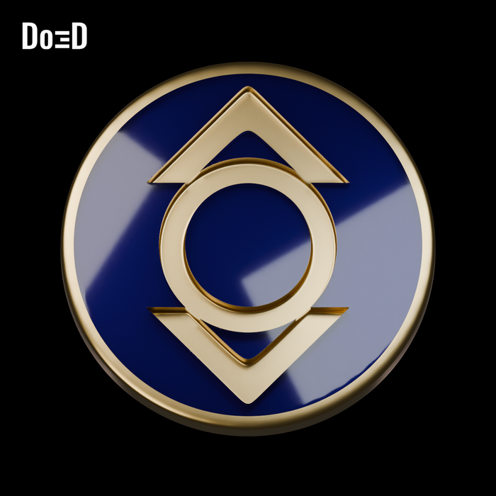 Emblem Only | Indigo Lantern Power Battery | 3D Printable Model STL #WLB1