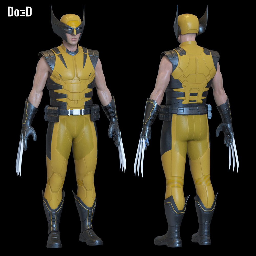 Latest Wolverine finished full-body suit