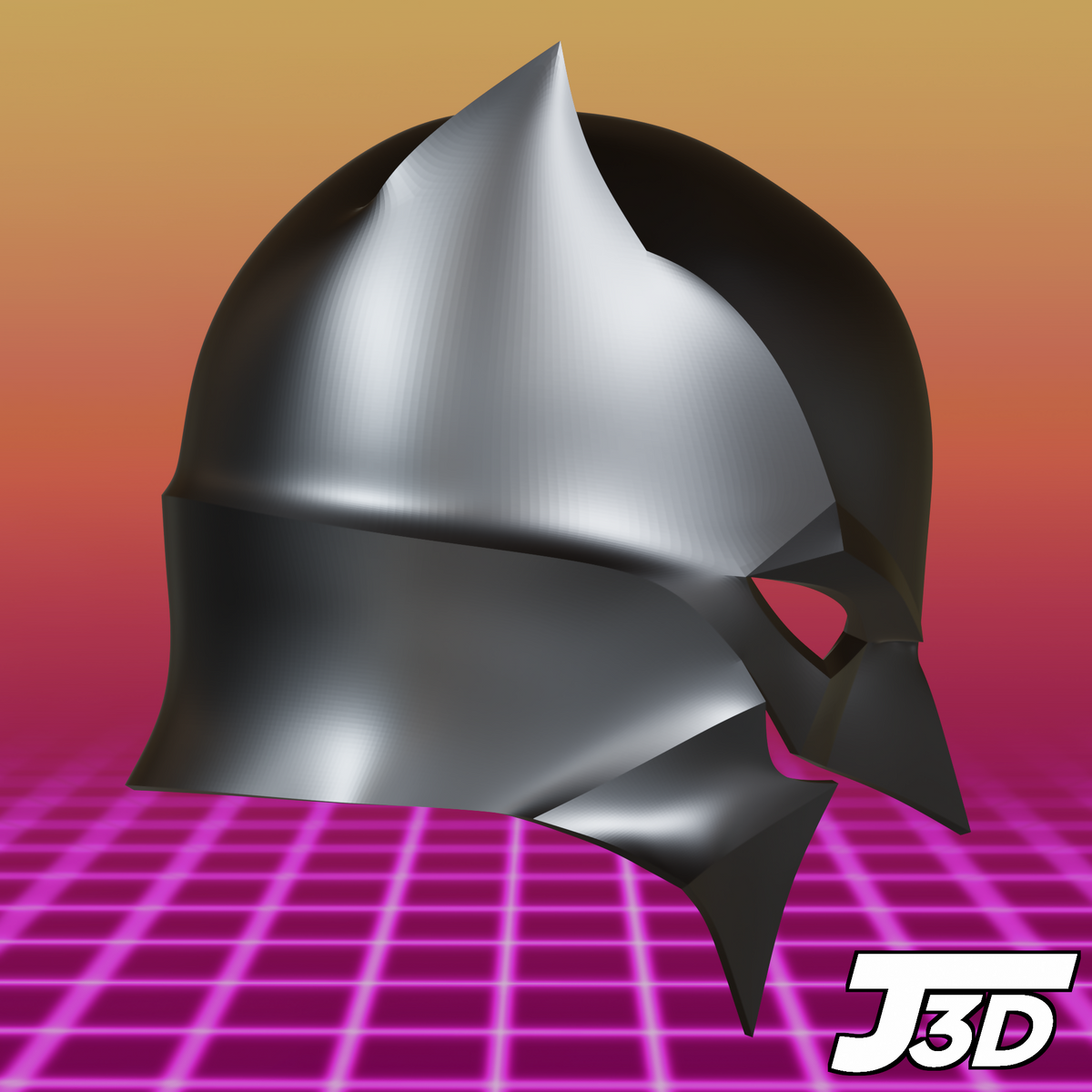 Dark Knights of Steel Batman Helmet - 3D Printable Model