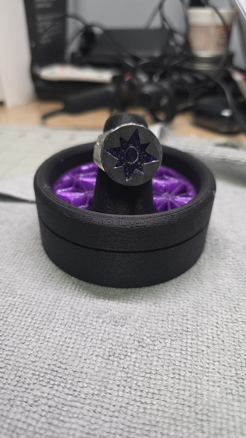 Violet Lantern Ring