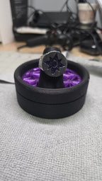 Violet Lantern Ring