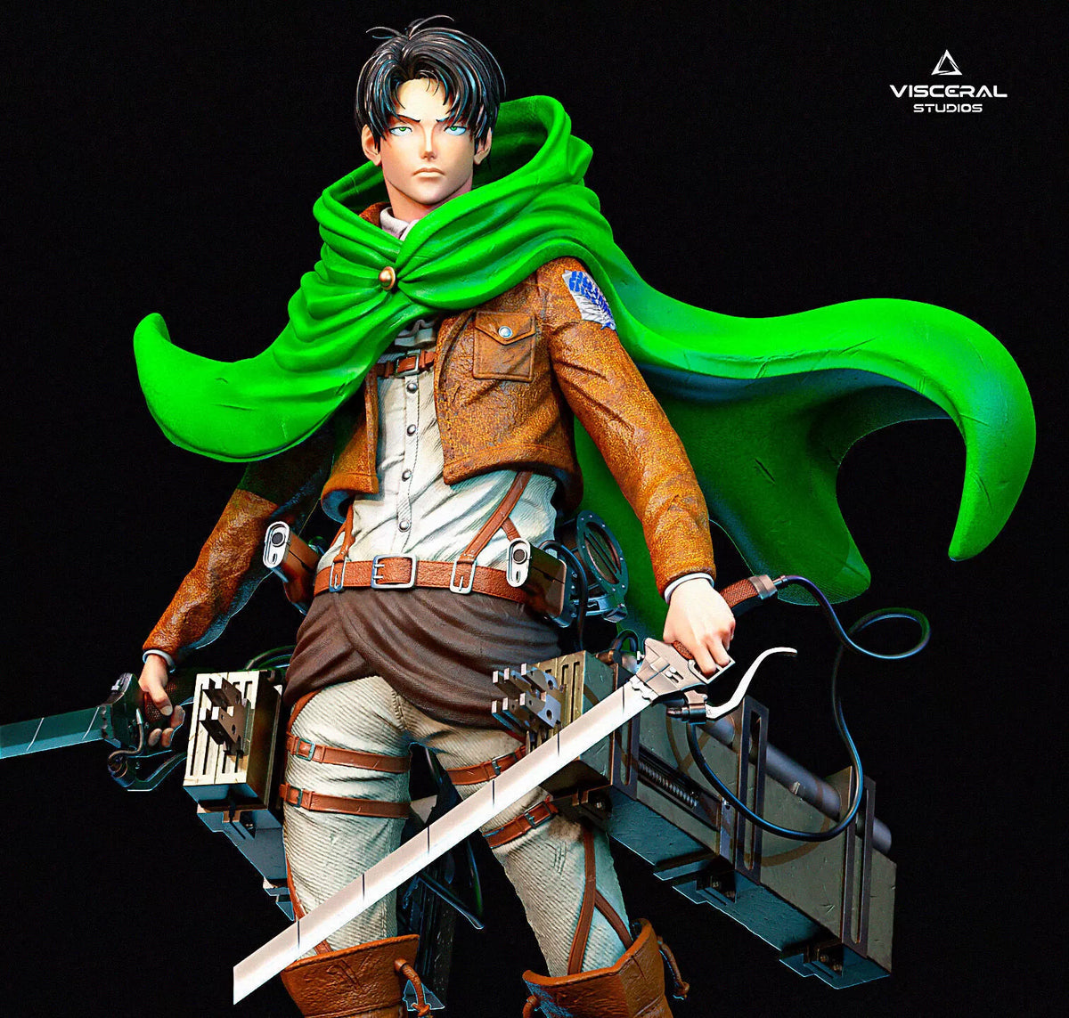 Levi Ackerman 3D Print Bust Pack LEVI Aot Shingeki no Kyojin by Visceral Studios – gallery view 8