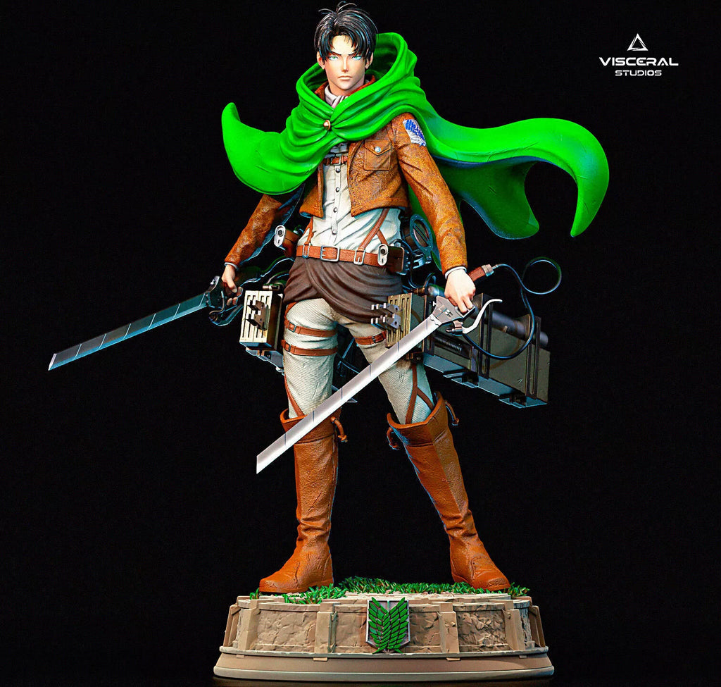 Levi Ackerman 3D Print Bust Pack LEVI Aot Shingeki no Kyojin by Visceral Studios – gallery view 3