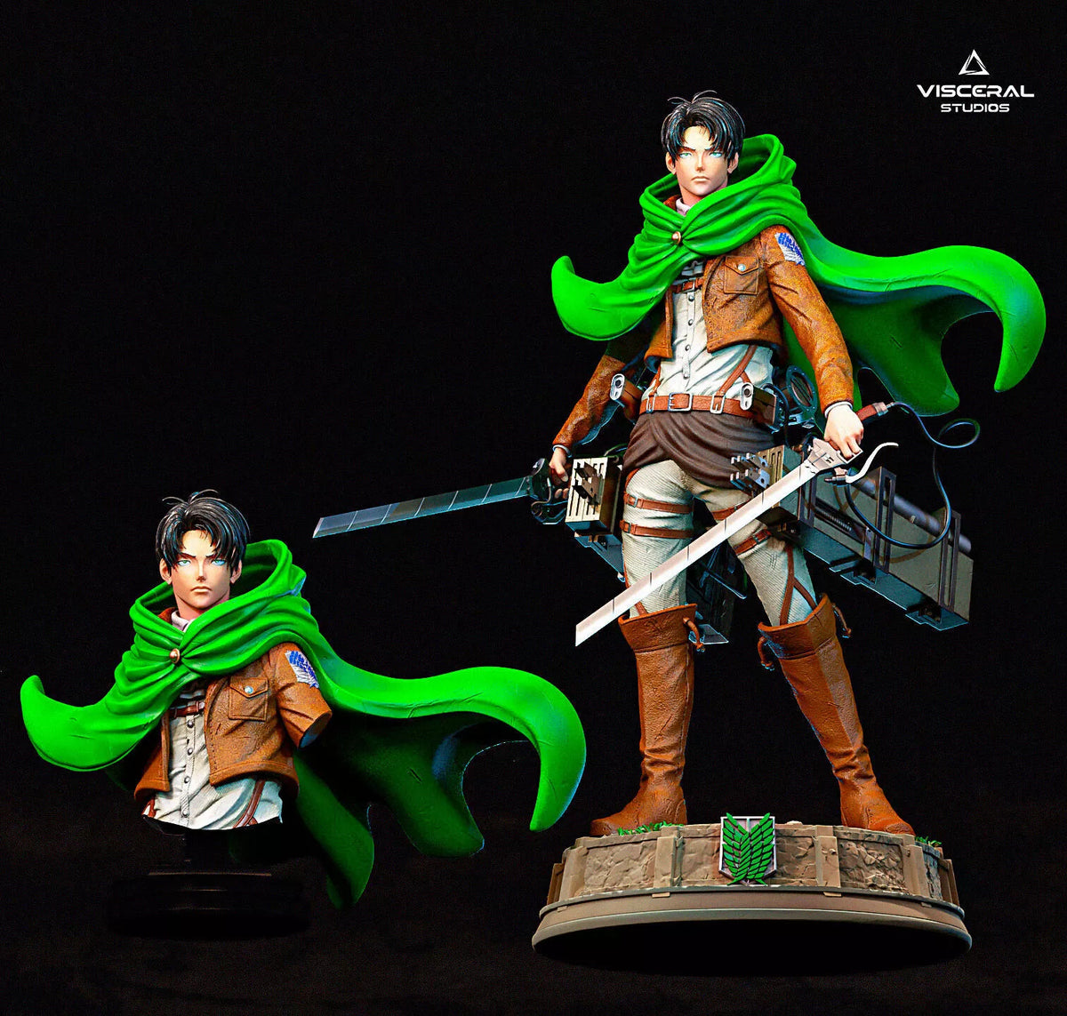 Levi Ackerman 3D Print Bust Pack LEVI Aot Shingeki no Kyojin by Visceral Studios – gallery view 10