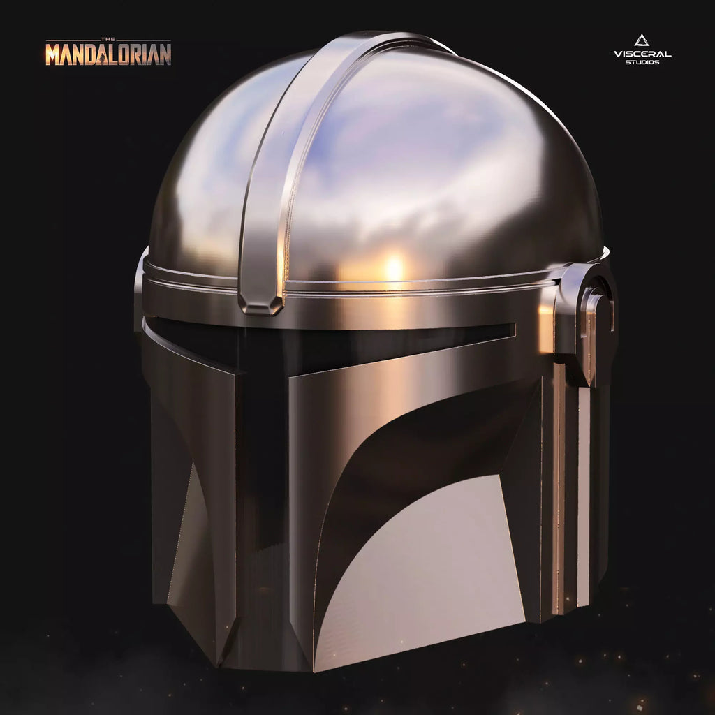 Mandalorian Helmet | 3D Printable Model Print File STL #S04 by Visceral Studios – additional gallery view 1