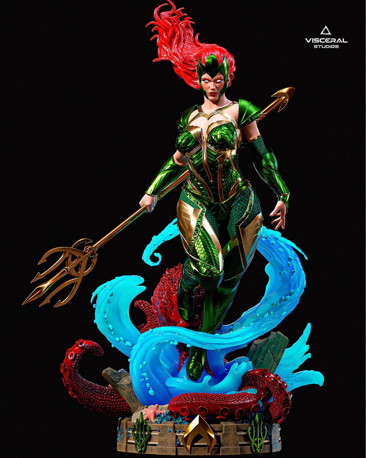 Mera Aquaman STL, Mera3D Print, 1/6 Scale Statue by Visceral Studios – gallery view 2