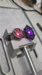 Violet Lantern Ring