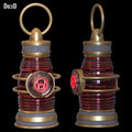 Red Lantern Rage Power Battery 3D Printable Model STL #RL373