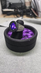 Violet Lantern Ring