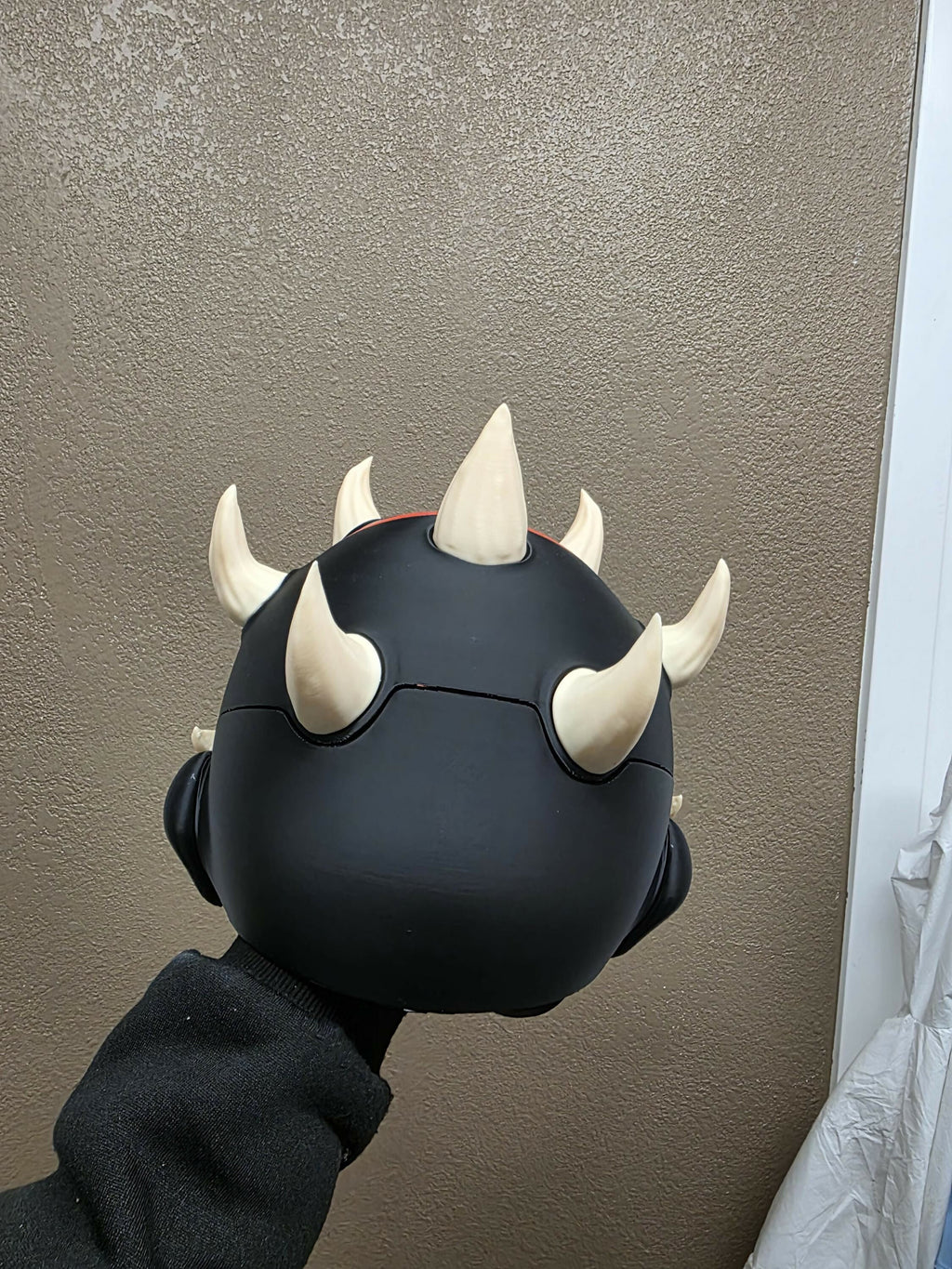 3D Printed Darth Maul Helmet – Ready to Wear – Magnetic Back Panel – Custom Size Available – Star Wars Cosplay Mask