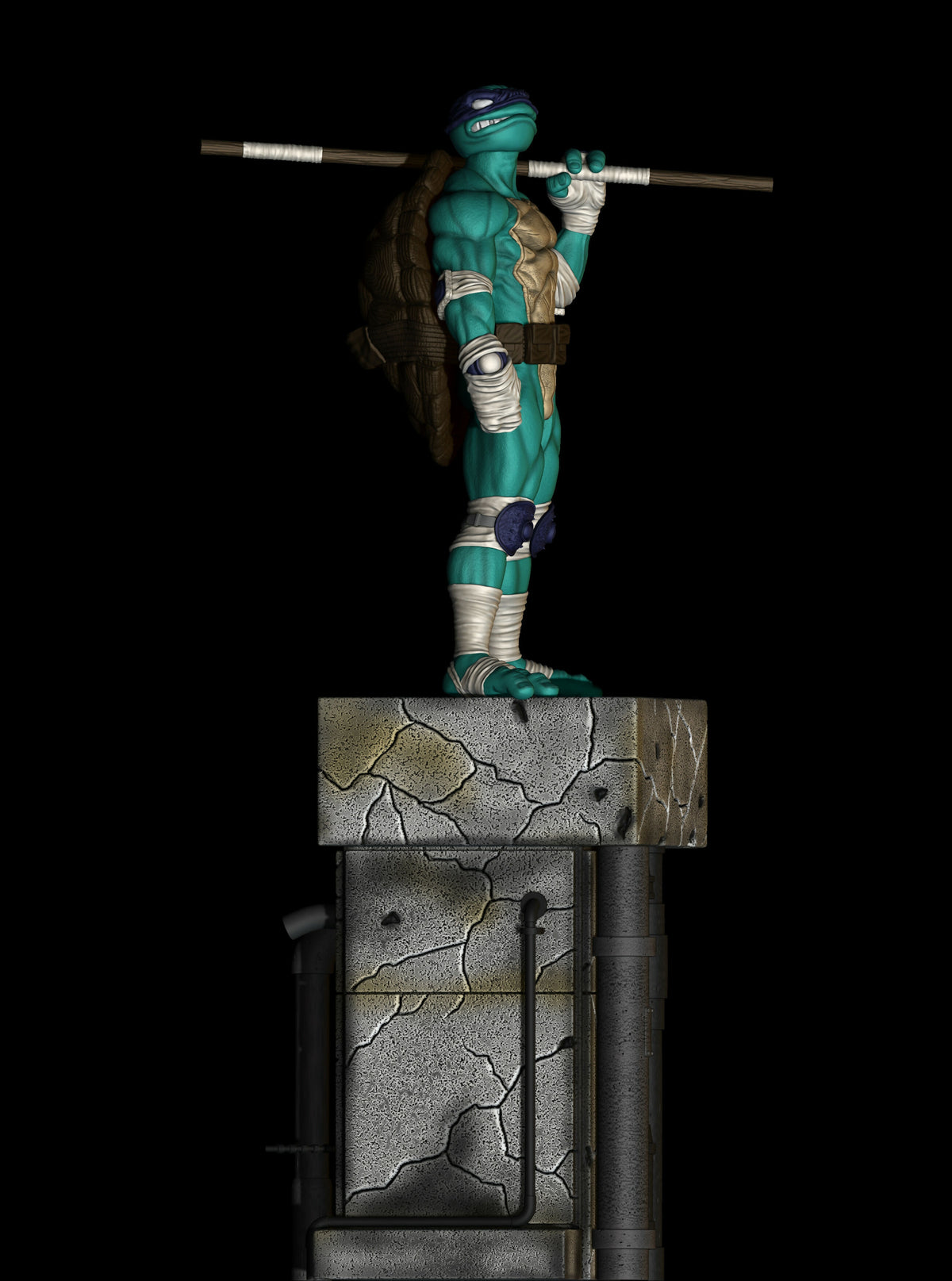 DONATELLO — TEENAGE MUTANT NINJA TURTLES 3D PRINTABLE MODEL STL