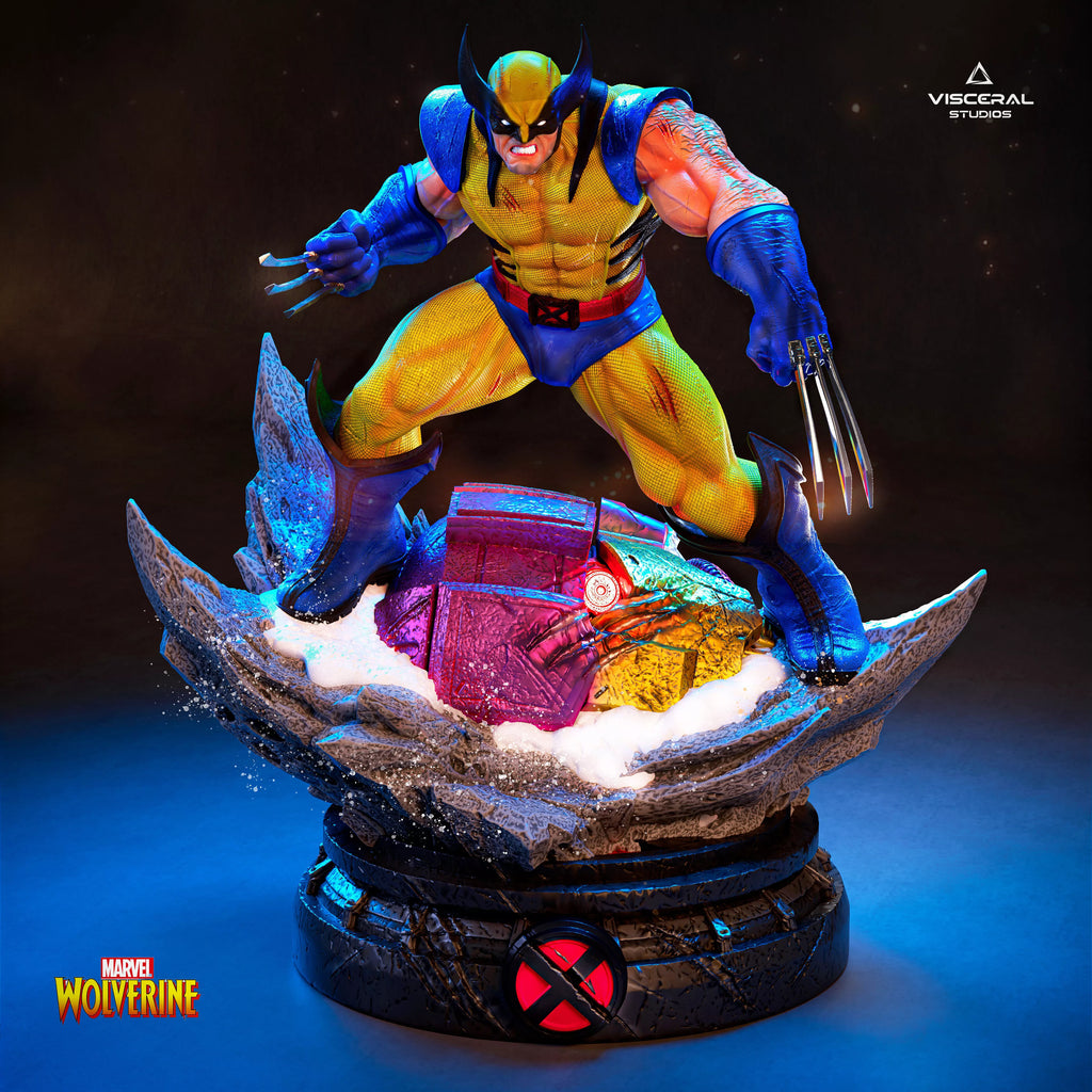 Wolverine X-men STL, Wolverine 3D Print, 1/6 Scale Statue by Visceral Studios – gallery view 9