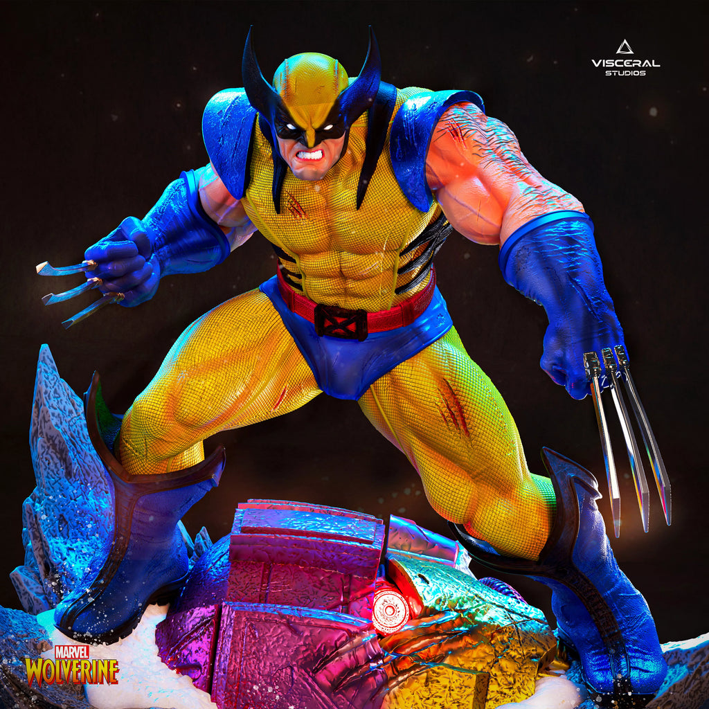 Wolverine X-men STL, Wolverine 3D Print, 1/6 Scale Statue by Visceral Studios – gallery view 5