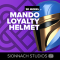 Star Wars Mandalorian Fortnite Loyalty Helmet 3D Models