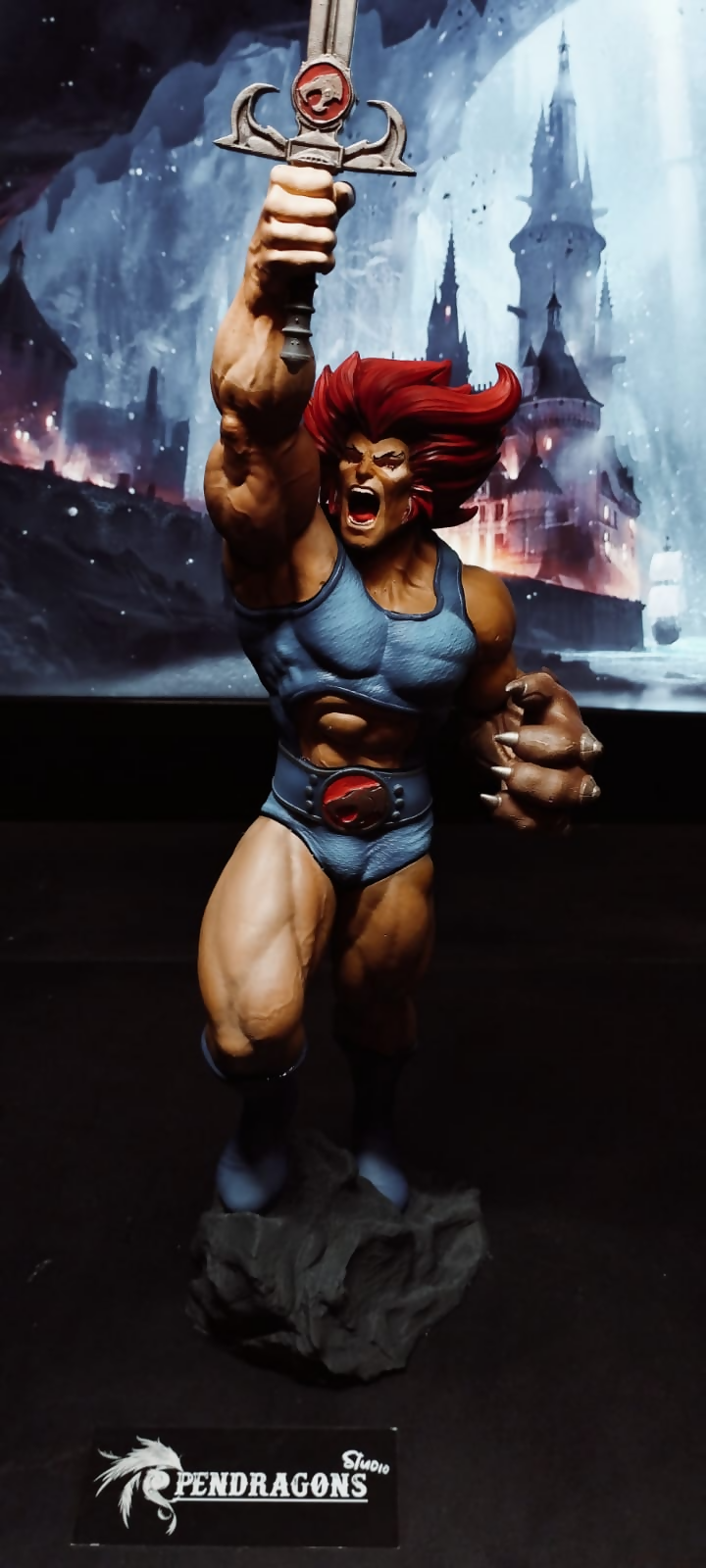 Thundercats Lion-O STL for 3D printing Fanart Term 24 CG Pyro 3D models