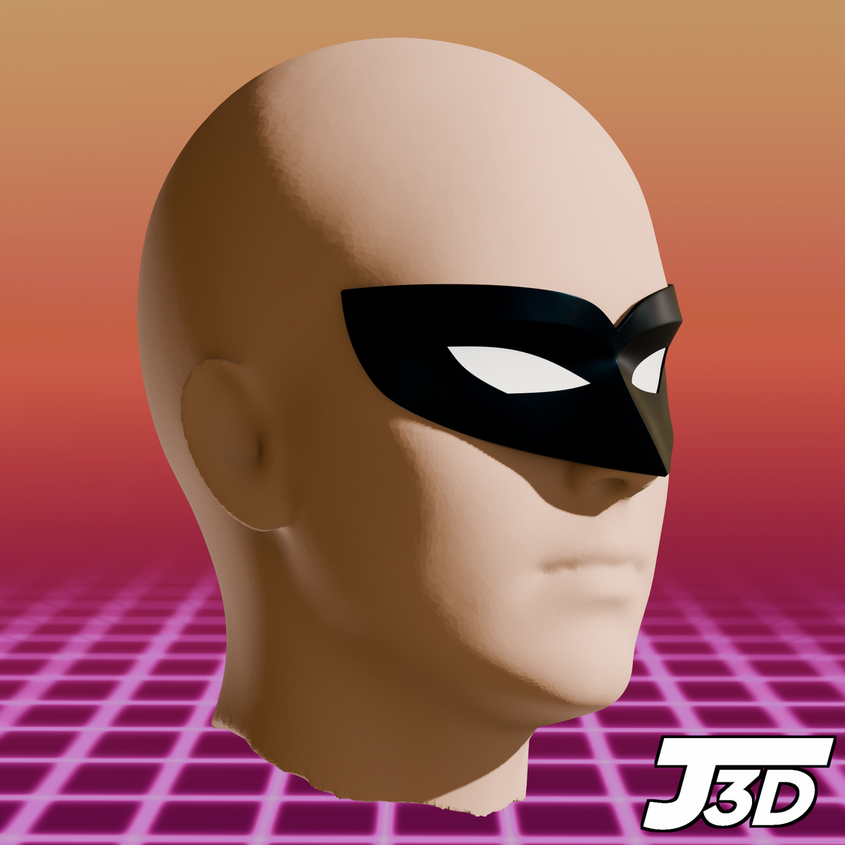 Nightwing (Batman: the Animated Series) Mask - 3D Printable Model